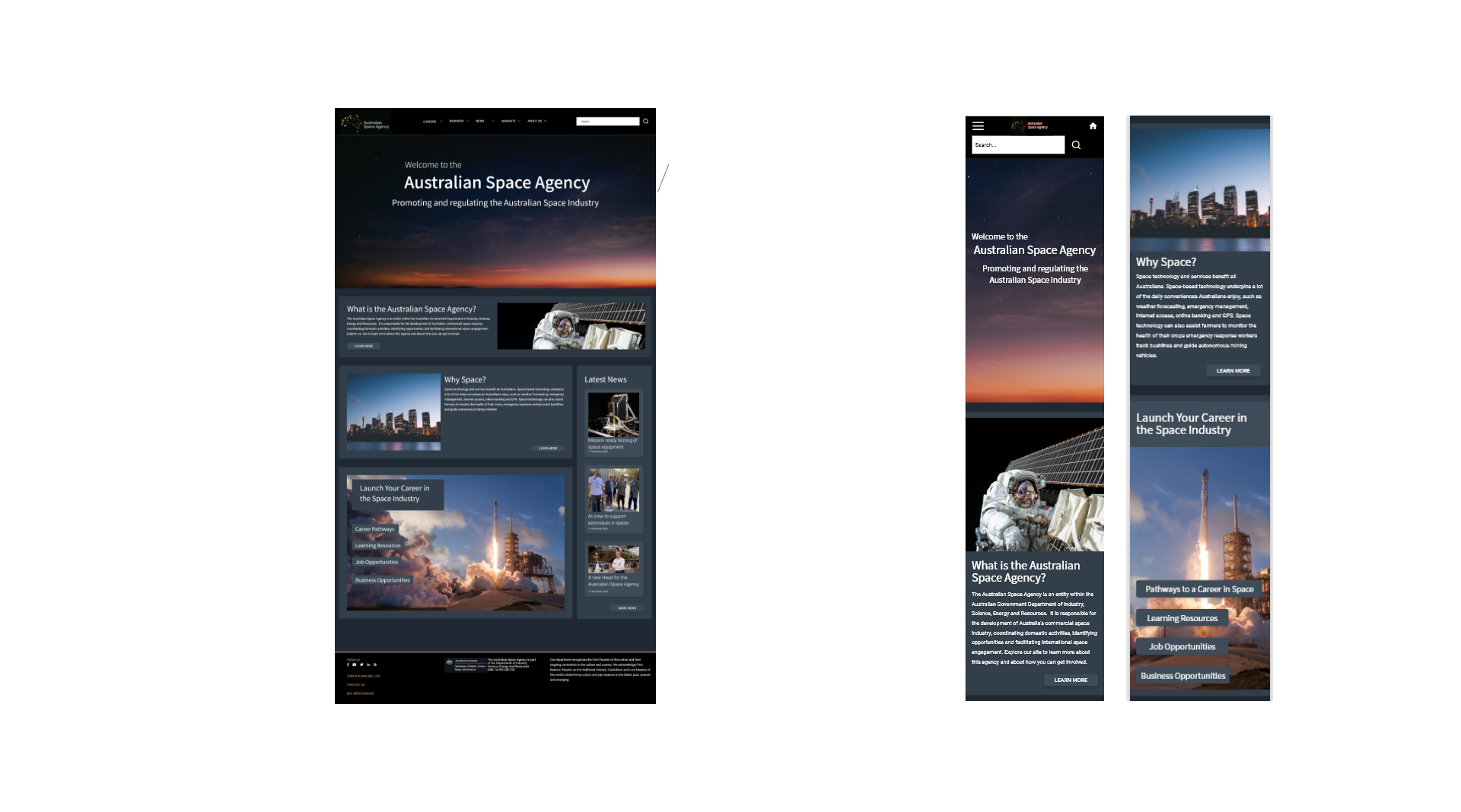 Iterations made to design