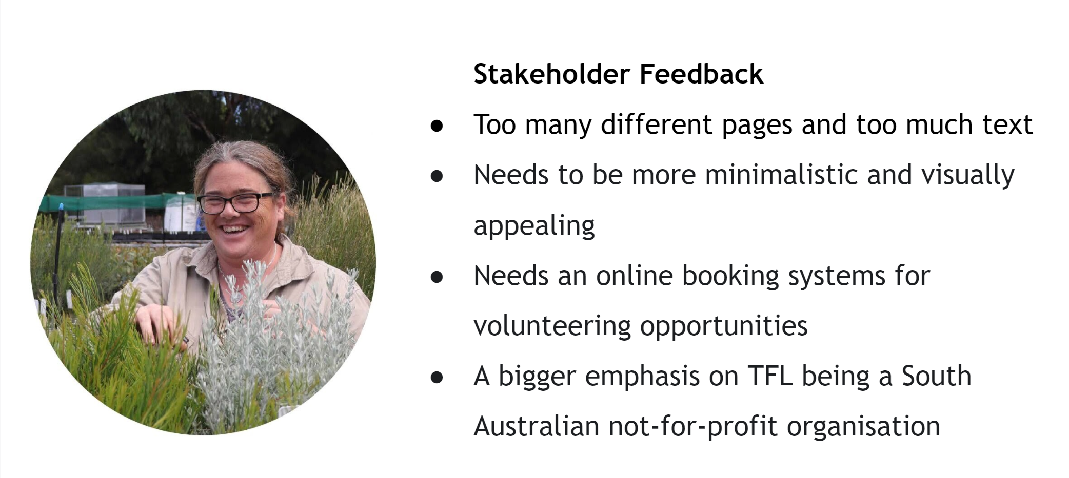Stakeholder feedback