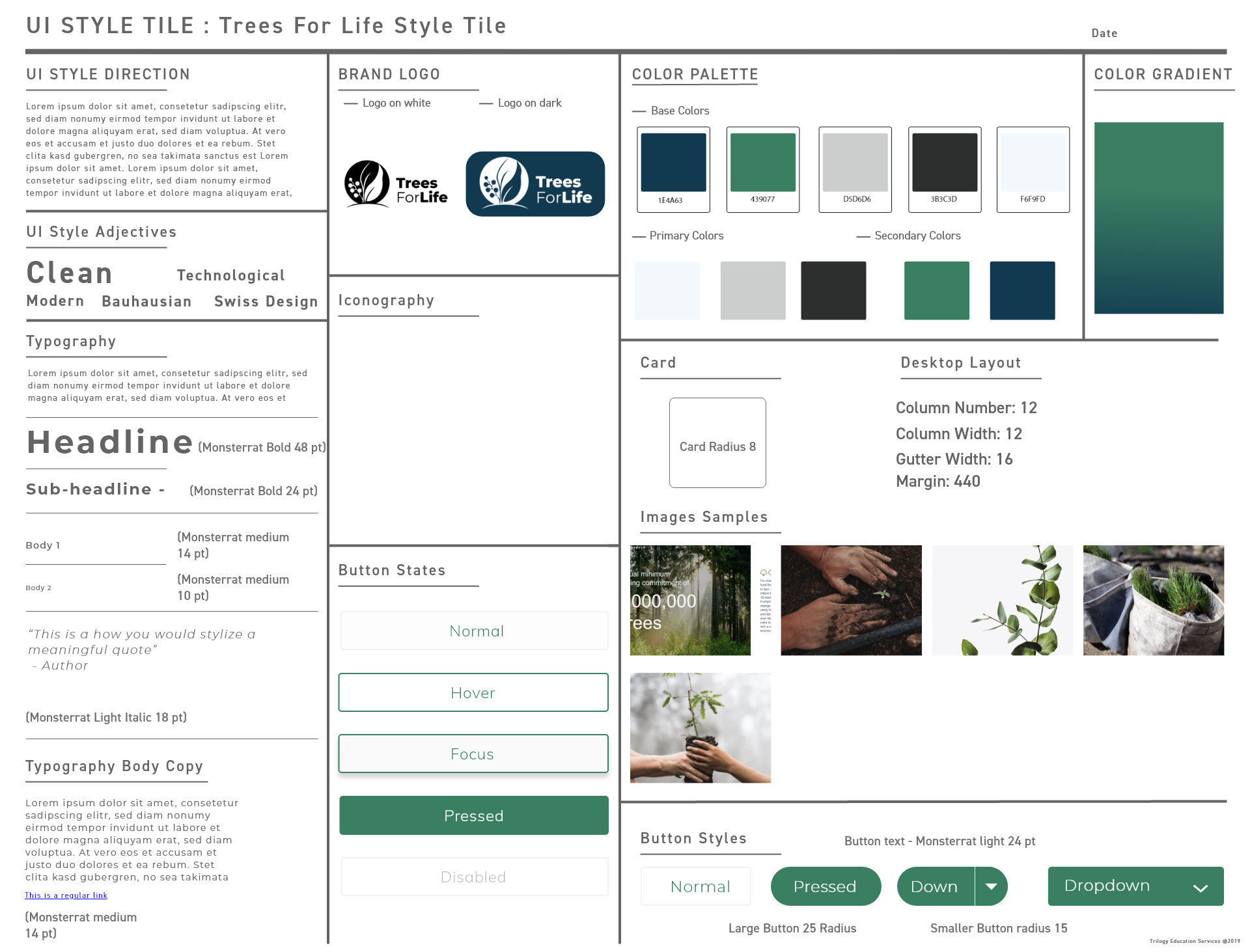 Trees for Life Style Tile